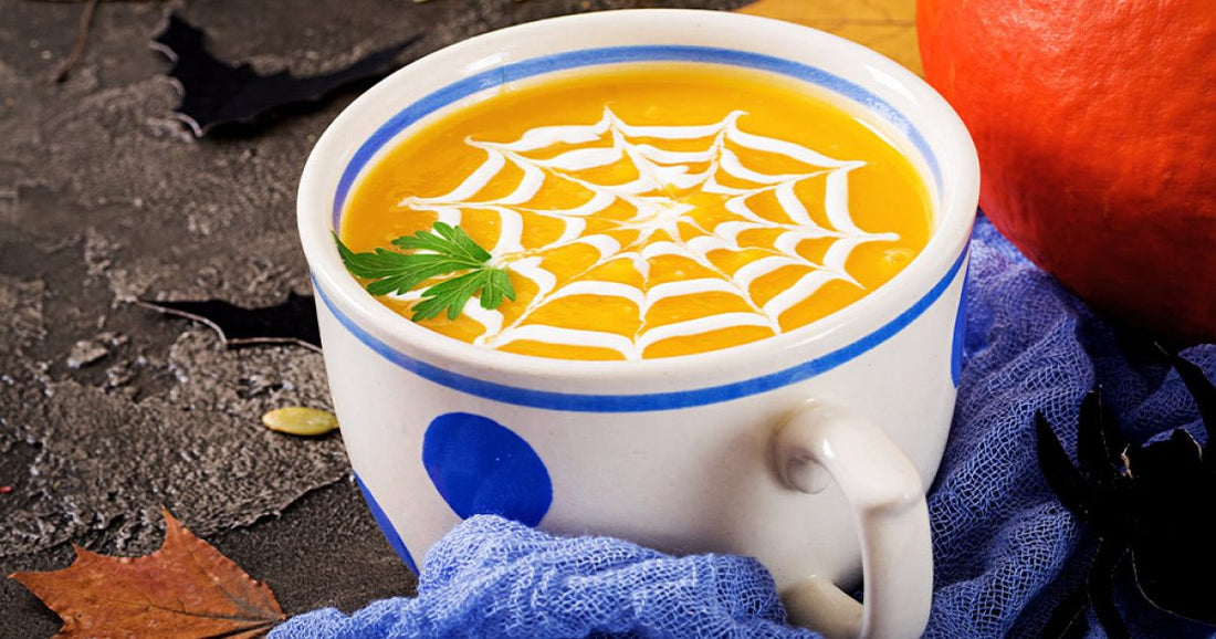 Crema de calabaza para Halloween
