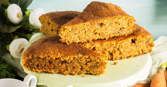 Pastel de zanahoria en sartén